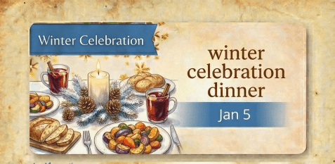 Winter Celebration Dinner